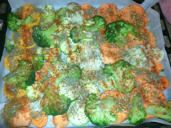 מתכון- ירקות אנטיפסטי בתנור